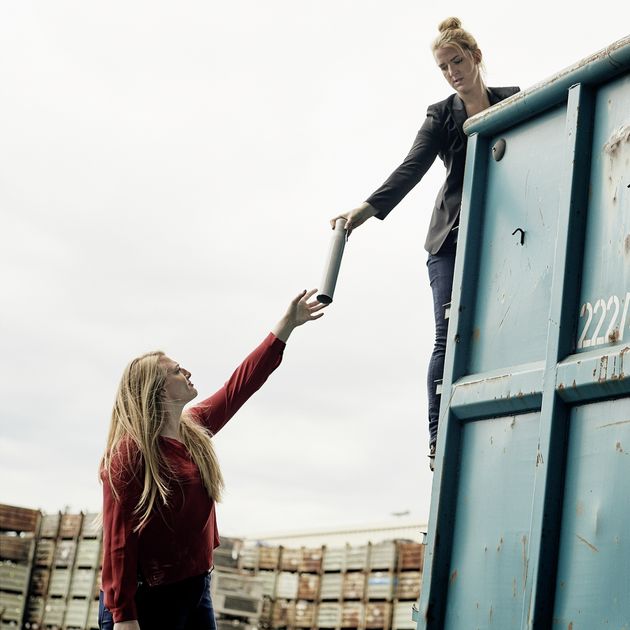 Nadine Speidel und Anne Kathrin Antic schulen und stellen externe Berater 